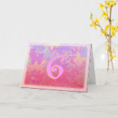 Carte Papillons Pastel (Fleur jaune)