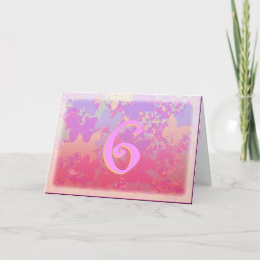 Carte Papillons Pastel (Devant)
