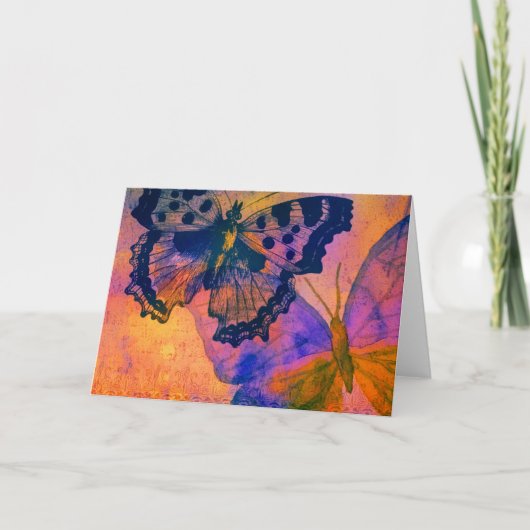 Carte Papillons peints (Devant)