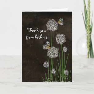 Carte Papillons sur Merci de fleur de Puff
