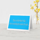 Carte Papou Bonne fête des pères Funny Card (Fleur jaune)