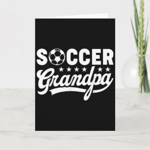Carte Papounet de foot humour drôle vintage papa sportif