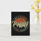 Carte Pappy Comme Un Grand-Père Seulement Glacière Vinta (Fleur jaune)