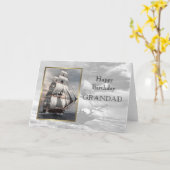 Carte Papy de joyeux anniversaire (Fleur jaune)