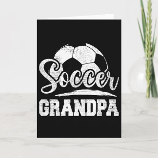 Carte Papy footballeur jour de match jour de la fête des
