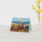 Carte Pâque dans le désert (Fleur jaune)