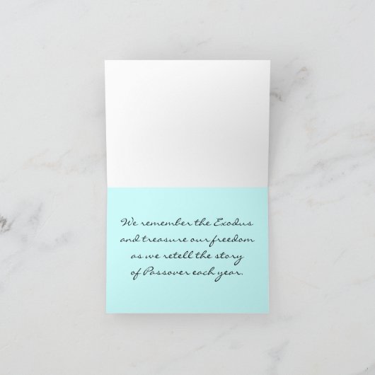 Carte Pâque dans le désert (Intérieur)