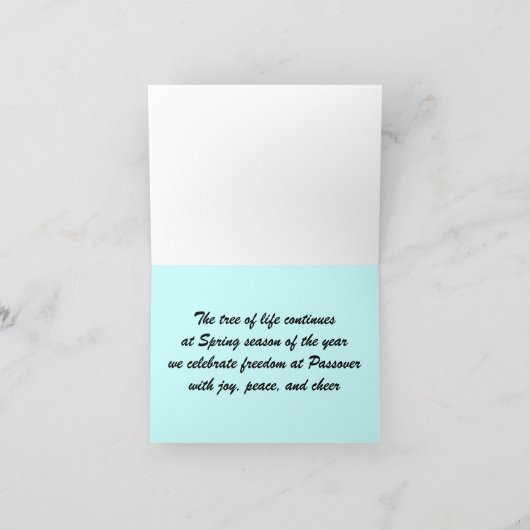 Carte Pâque Habitat éléphant (Intérieur)