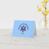 Carte Pâque heureuse (Fleur jaune)