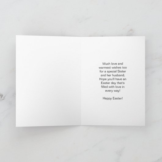 Carte Pâques (Intérieur)