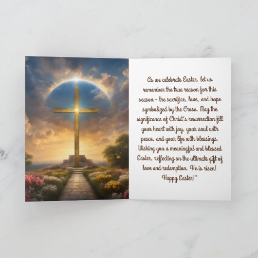 Carte Pâques (Intérieur)