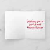 Carte Pâques (Intérieur)