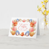 Carte Pâques (Fleur jaune)