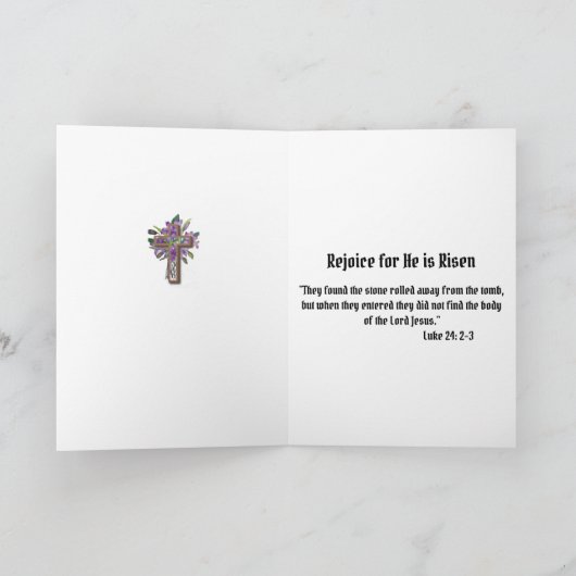 Carte Pâques (Intérieur)