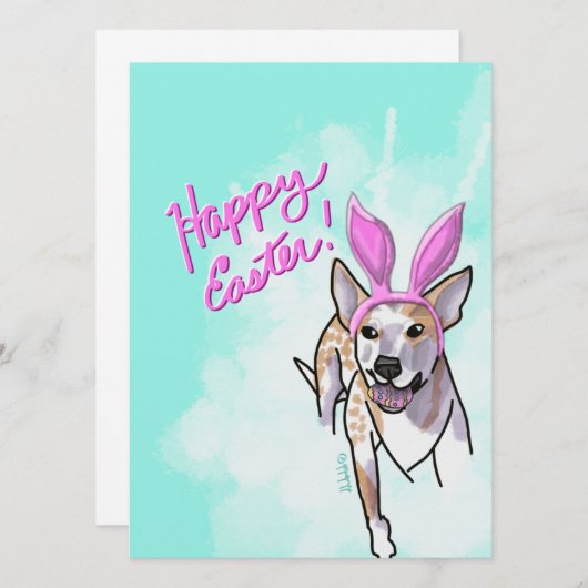 Carte Pâques (Devant / Derrière)