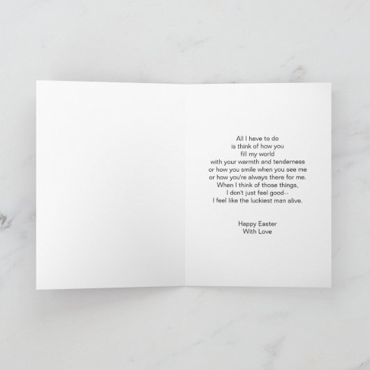 Carte Pâques (Intérieur)