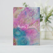 Carte Pâques Abstrait Mixte Média (Debout devant)