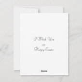 Carte Pâques Art Nouveau (Dos)