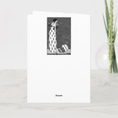 Carte Pâques Art Nouveau (Dos)