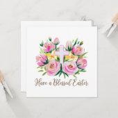 Carte Pâques Bénies (Devant/Arrière en situation)