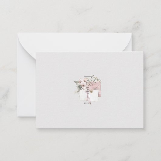 Carte Pâques (Bleu) (Dos)