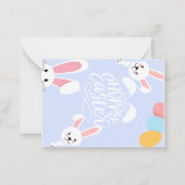 Carte Pâques (Bleu) (Devant)