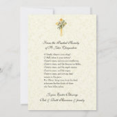 Carte Pâques byzantine Paques Résurrection Jésus (Dos)