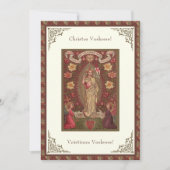 Carte Pâques byzantine Résurrection Jésus (Devant)