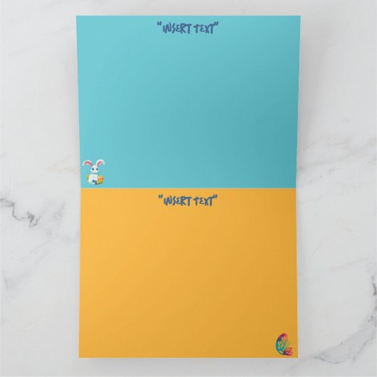 Carte Pâques chanceuses ! (Intérieur)