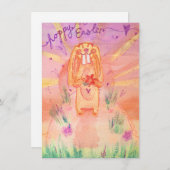 Carte Pâques chanceuses ! (Devant / Derrière)