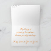 Carte Pâques "Church Interior" (Intérieur)