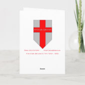 Carte Pâques "Couper un oeuf de Pâques" (Dos)