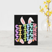 Carte Pâques Ct Tech Bunny Ct Tech Ct Tech Journée Pâque (Fleur jaune)