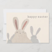 Carte Pâques de Bunny Cute (Devant)