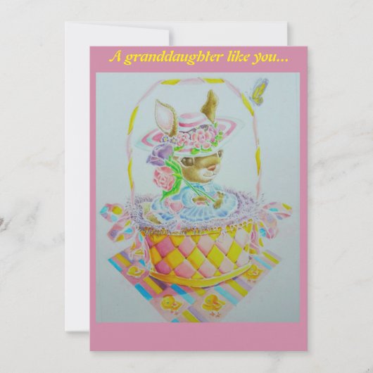 Carte Pâques de Grandgirl (Devant)