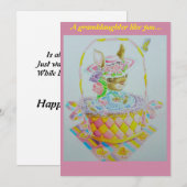 Carte Pâques de Grandgirl (Devant / Derrière)