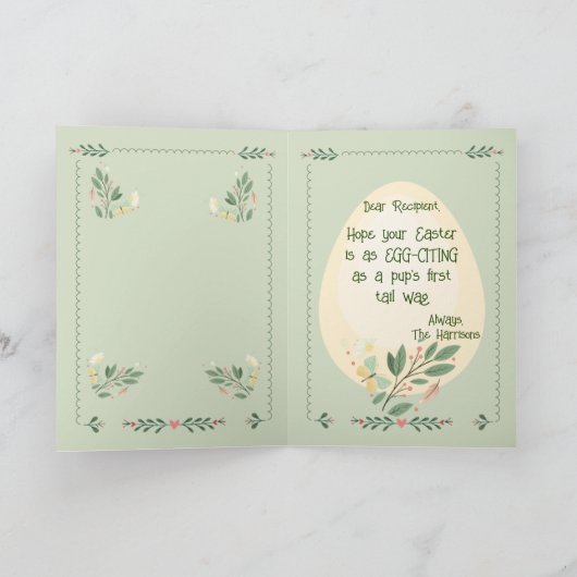 Carte Pâques de Montagne bernoise (Intérieur)