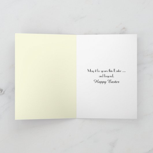 Carte Pâques dimanche matin (Intérieur)