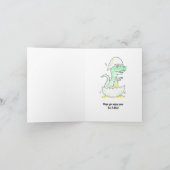 Carte Pâques Dinosaur (Intérieur)