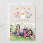 Carte Pâques éclos - Beige (Devant)