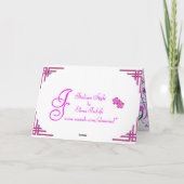 Carte Pâques Florale (Dos)