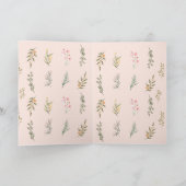 Carte Pâques Florale agréable (Intérieur)