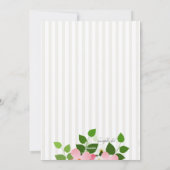 Carte Pâques Hexagon Floral Photo (Dos)