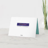 Carte Pâques joyeuses de 2 lamas de Pâques (Dos)