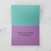 Carte Pâques joyeuses de 2 lamas de Pâques (Intérieur)