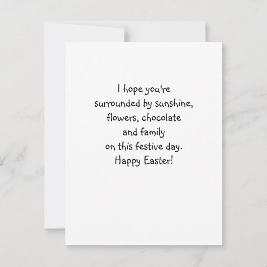 Carte 🐰 Pâques joyeuses pour Pickleballer, bleu mignon (Dos)