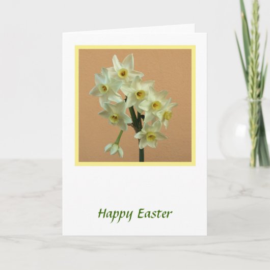 Carte Pâques Narcissus (Devant)