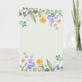 Carte Pâques Personnalisable Chien Beagle Mignon (Dos)