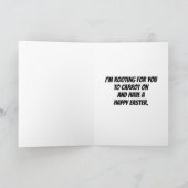 Carte Pâques pour Jayden Ajouter un nom Bunny Carrot (Intérieur)