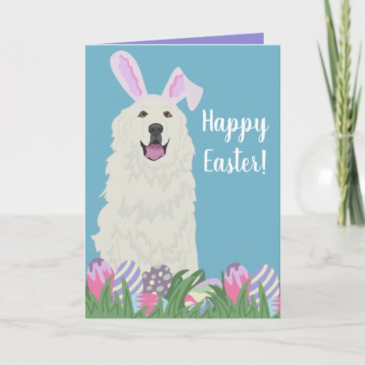 Carte Pâques sur mesure dans les grandes Pyrénées (Devant)